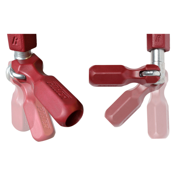 Serre-joint Piher Maxipress modèle F - Force de serrage 900 kg - Saillie 12 cm - Longueur 40 cm