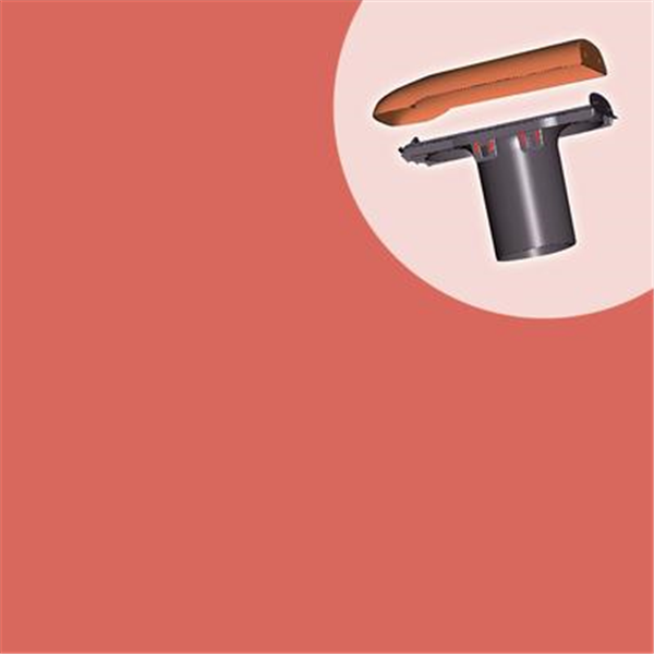 Kit de ventilation passive - Durovent - diamètre 110 mm - Rose