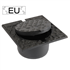 Regard de visite en fonte articulé RBA 320 EU C250 pour branchement PVC Ø250 - Ouverture Ø180 mm - 320 x 320 mm
