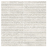 Carrelage mural sur filet effet pierre en grès cérame émaillé - Think - 30,0 CM x 30,0 CM - Blanc