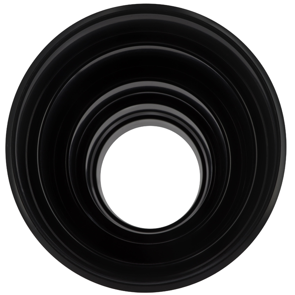Adaptateur multi-diamètre Nicoll AMD16 pour chapeau de ventilation - PVC gris anthracite