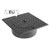 PVC Ø400 - Ouverture Ø285 mm - 460 x 460 mm - Marquage EU