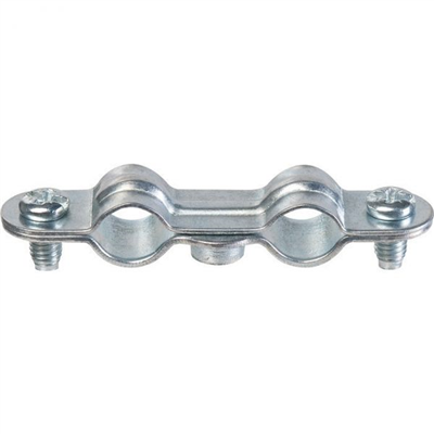 Collier double au pas 7 x 150 mm pour tube de 14 mm - boîte de 100
