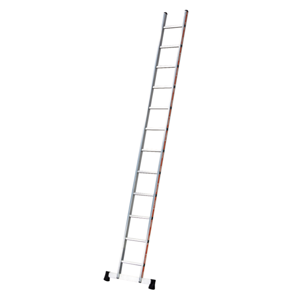 Échelle droite simple - Pronor Tubesca - Hauteur d'accès 3,86 mètres - Aluminium