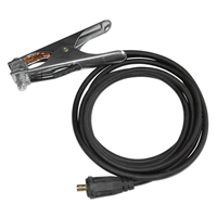 Pince de masse en tôle 400 A max Abicor Binzel avec câble de 5 mètres section 50 mm²