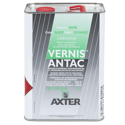 Enduit d'imprégnation à froid ANTAC pour supports béton métal ou bois avant pose de membrane d'étanchéité - Bidon de 5 litres