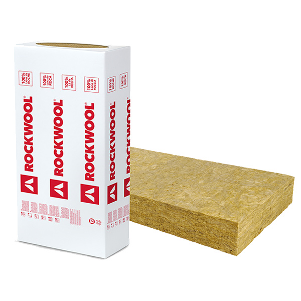Panneau laine de roche pour isolation extérieure sous bardage - Rockfaçade Premium - R 3,75 m².K/W - 1,35 M x 0,60 M - ép.120 MM