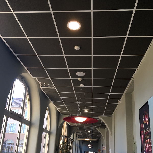 Porteur Quick-Lock T24 Hook-On pour faux plafond - acier prélaqué Blanc - 3,60 M