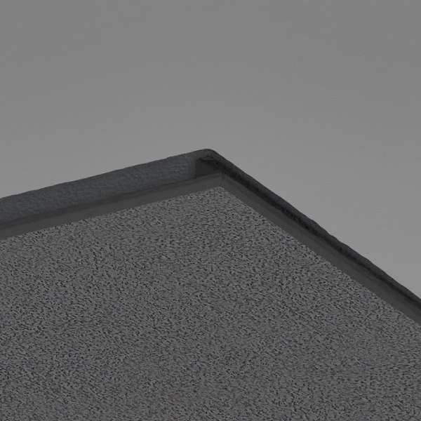 Dalle faux plafond 120 x 60 cm - Ecophon Hygiene Black Ds - Pour environnements humides - ép. 20 mm
