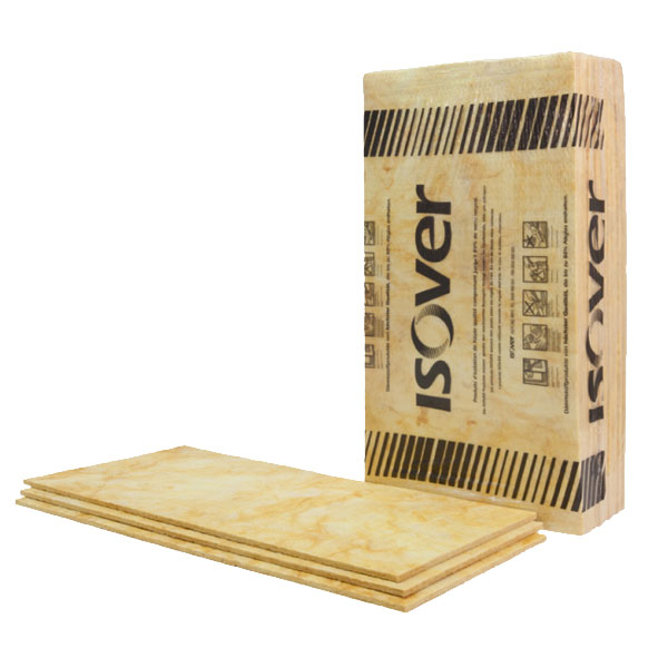 Panneau laine de verre Domisol LV pour isolation thermo-acoustique des sols sous chape - R=0,45 m².K/W - 1,20 x 0,60 m - ép. 15 mm