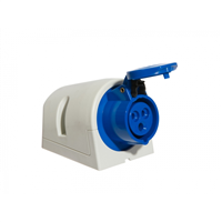 Socle mural avec boîtier 230 v 3 broches 32 a