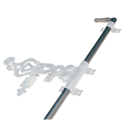Tringle d’espagnolette ronde Torbel en inox 316 L longueur 2500 mm