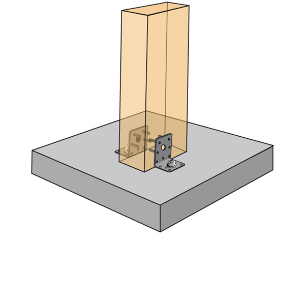 Équerre renforcée EB/7048 48x90x48 mm épaisseur 3 mm
