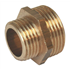 Mamelon réduit laiton brut double mâle 15/21-26/34 - 245