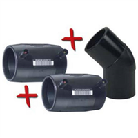 ENS. COUDE 45 ES GAZ PE100 PN10 D110