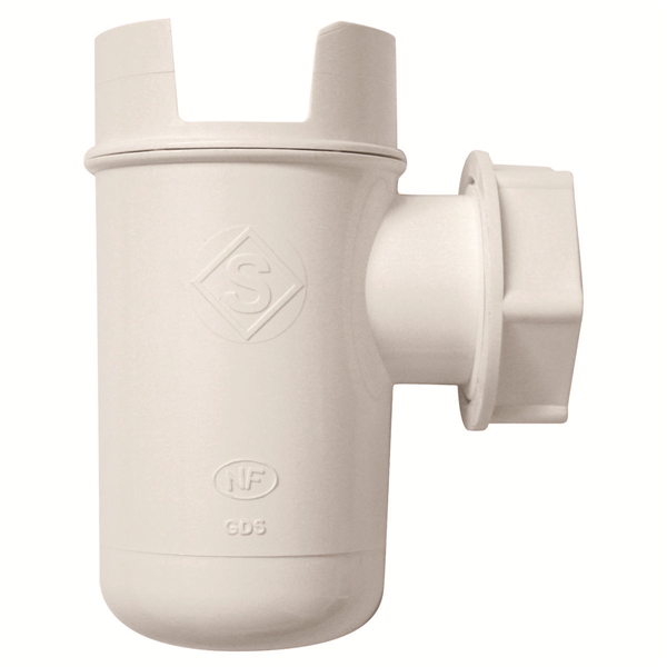 Siphon NF auto-étanche avec déflecteur pour groupe de sécurité standard