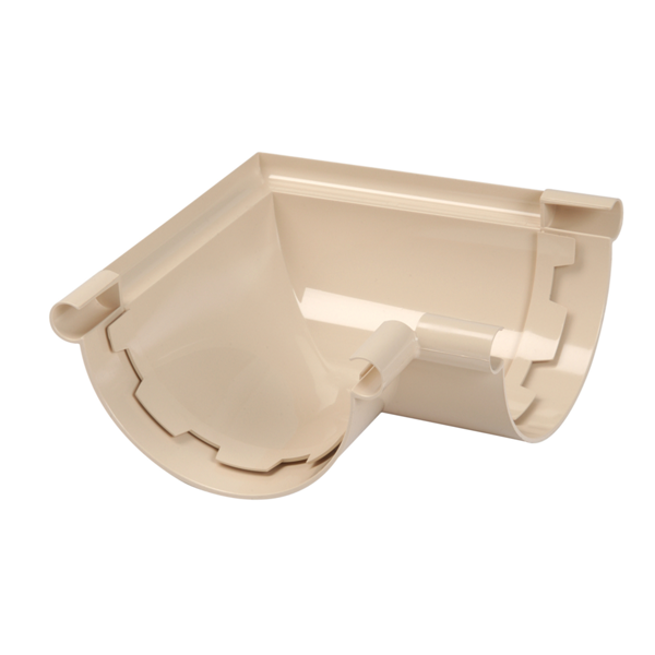 Angle de gouttière développé 25 à coller 90° coloris sable