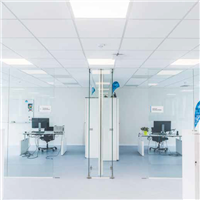 Dalle de faux plafond acoustique - TONGA E 20 Eurocoustic - Blanc - Bords E peints T24 - 600 MM x 600 MM - Ép. 20 MM