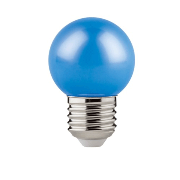 Ampoule couleur bleue Sylvania ToLEDo Deco sphère 1 W 28 lm culot E27