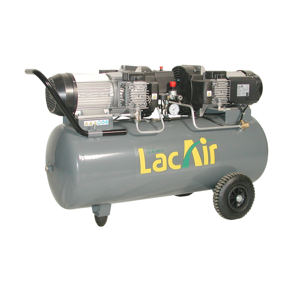 Compresseur d'air Lacmé  40/100 monophasé débit 400l/m 100 litres