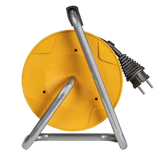 Enrouleur électrique Brennenstuhl Baby Pro - câble de 10,0 M H07RN-F 3G1,5 avec 4 prises à clapet