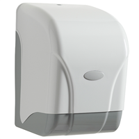 Distributeur essuie-mains maxi-format à dévidage central - Oleane Rossignol - ABS Blanc