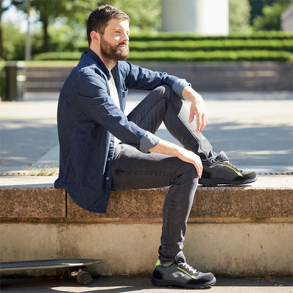 Chaussure de sécurité basse en textile avec embout Carbon - Buzz Lemaitre - S3 SRC - Taille 41