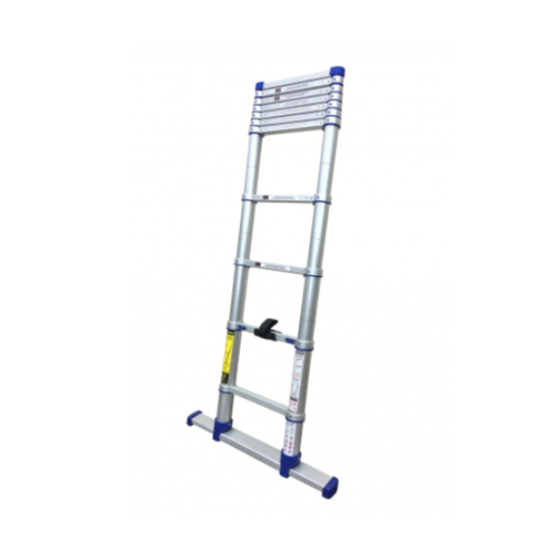 Échelle télescopique ultra compacte - X-Tenso 2 Tubesca - Hauteur dépliée 3,20 m - Hauteur de travail 4,10 m - Aluminium