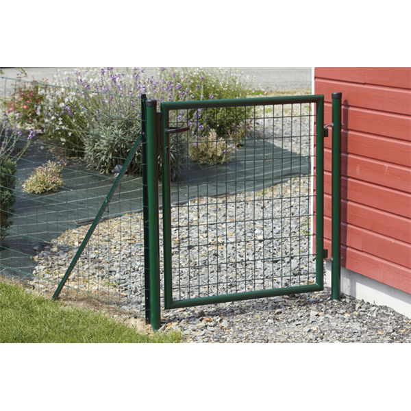 Portillon grillagé Eco Garden à sceller - Double sens - Largeur 1m Hauteur 1,5m - Vert