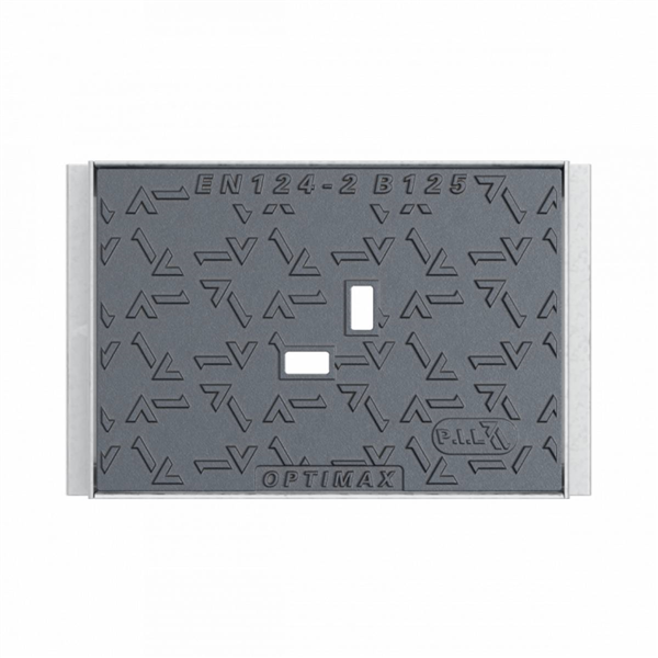 CADRE ET TAMPON FONTE TELECOM B125 L0T SANS LOGO TELECOM