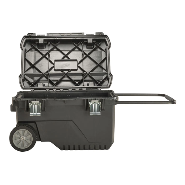 Coffre de chantier étanche et roulant avec poignée - Contenance 90 litres - Stanley