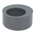 Tampon de réduction simple mâle femelle à coller - Nicoll - Ø 125/80 mm - PVC Gris