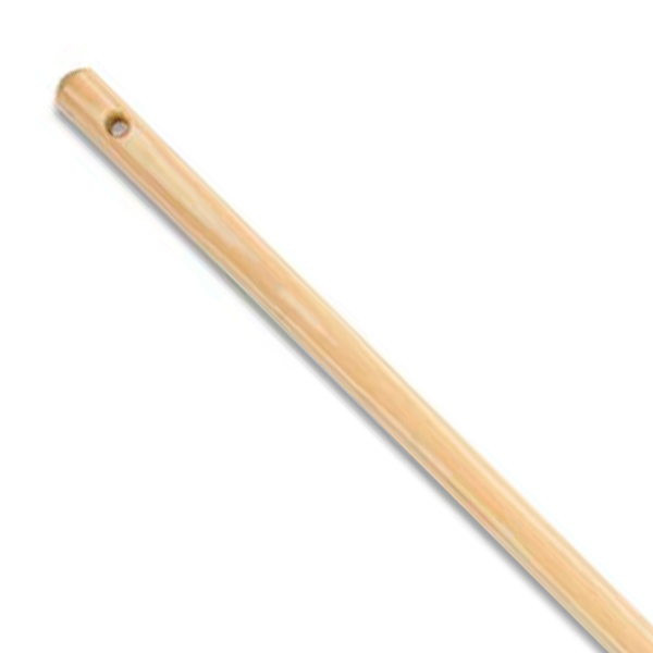 Manche à balai en bois à vis diamètre 24 mm longueur 130 cm