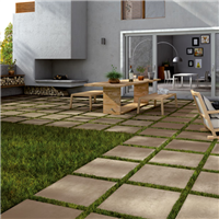 Carrelage sol extérieur effet pierre série Concretech Edilis - Midtown - 60 cm x 60 cm - ép.20 mm