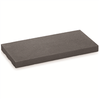 Chapeau de mur en béton - plat - coloris Noir anthracite - 100 x 30 cm - épaisseur 4 cm