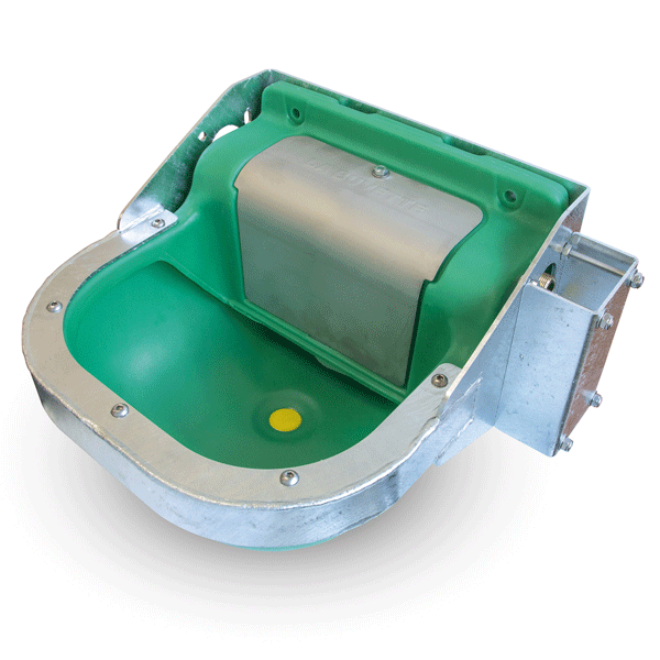Abreuvoir bovin à niveau constant et rebord anti-lapage avec châssis acier galvanisé - LAC 50 - Débit 32 L/min - raccord eau 3/4"