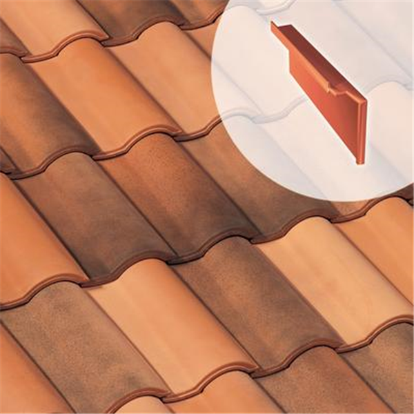 Tuile de rive à rabat droite - Gallo Romane (GL032) - Valmagne Cuivre