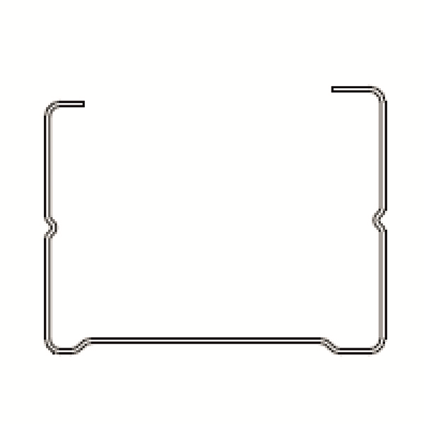 Montant d'ossature métallique Gypso 100/35 pour cloison et contre-cloison - long. 3,00 M