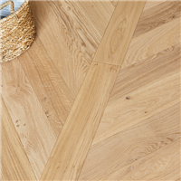Parquet contrecollé Point de Hongrie Chêne Authentique Bois Flotté - 650,0 MM x 139 MM - ép. 14,00 MM