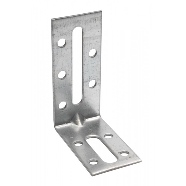 Équerre de fixation avec renfort EFIXR - 120 x 54 x 30 mm - épaisseur 3 mm