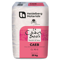 Chaux aérienne éteinte - CAEB CL 90-S Calcia - Sac de 25 kg