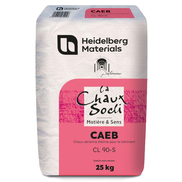 Chaux aérienne éteinte - CAEB CL 90-S Calcia - Sac de 25 kg