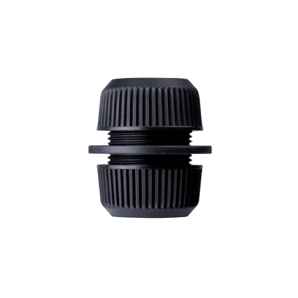 Raccord réparateur plastique pour tuyau d'arrosage Fitt - Diamètre 15 mm - Mono-matière - Noir
