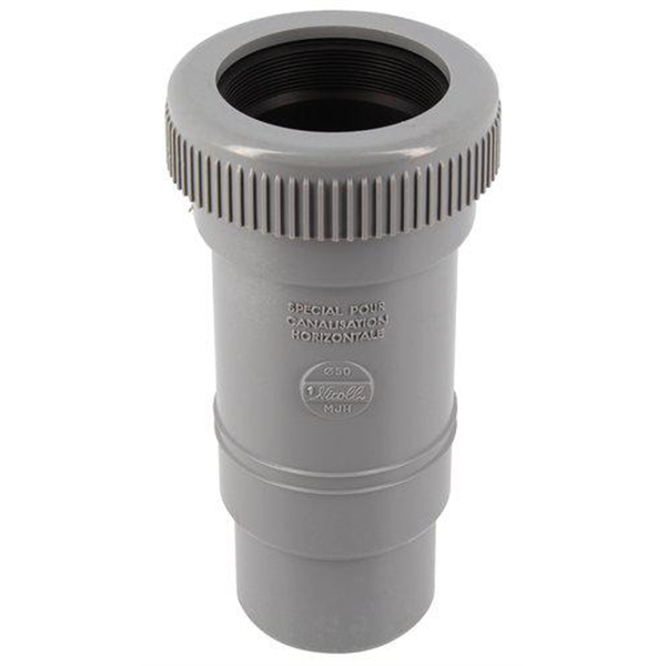 Manchon de dilatation pour canalisations d'allure horizontale - Mâle/Femelle - ø 50 mm - Gris