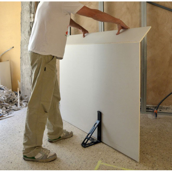 Règle à découper pour plaque de plâtre Edma 163155 - longueur max 62 cm