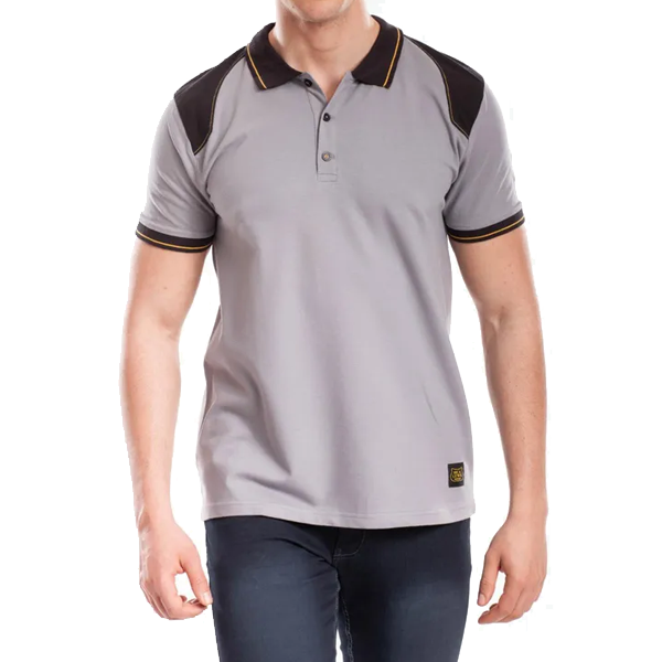 Polo homme manches courtes stretch renforcé - Workpol Rica Levy - Gris - Taille M