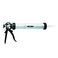 Pistolet applicateur de mortier pour joints, silicone et polyuréthane - Rubi - Capacité 650 ml