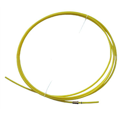 Gaine guide fil teflon jaune fil aluminium diamètre 1.2 mm longueur 4 mètres