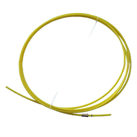Gaine guide fil teflon jaune fil aluminium diamètre 1.2 mm longueur 4 mètres