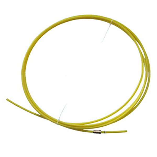 Gaine guide fil teflon jaune fil aluminium diamètre 1.2 mm longueur 4 mètres